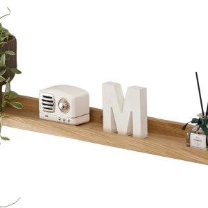 Floating Shelf, Solid Oak Wood Rustic Shelves Wall mounted Picture Ledge Floating Shelf, Solid Oak Wood Rustic Shelves Wall mounted Picture Ledge
